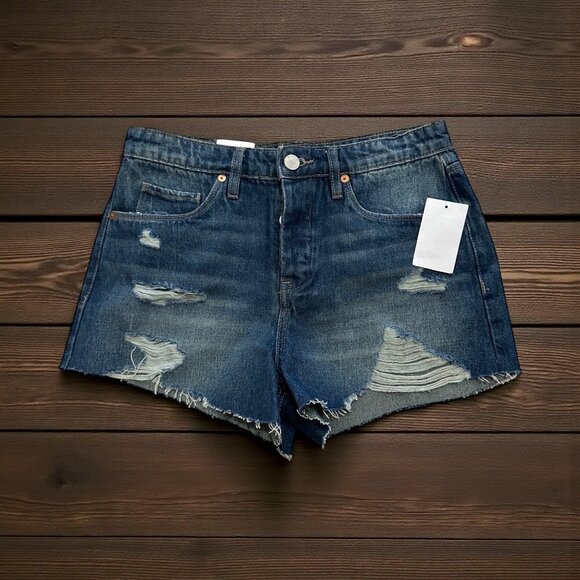 BLANKNYC The Barrow Denim Shorts Size 26 NEW - Picture 1 of 7